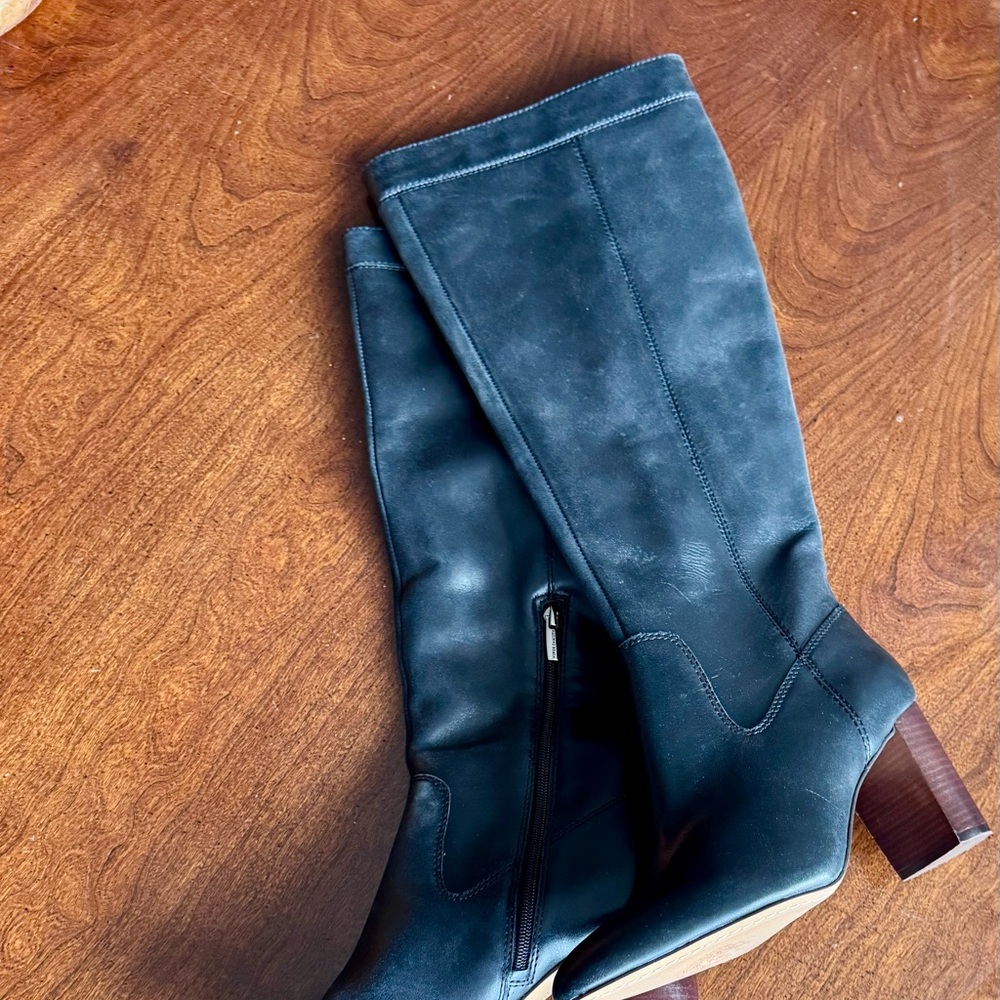 Vince Camuto Heeled Boots Suede Knee-High